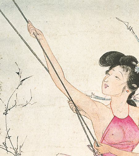 襄樊-胡也佛的仕女画和最知名的金瓶梅秘戏图